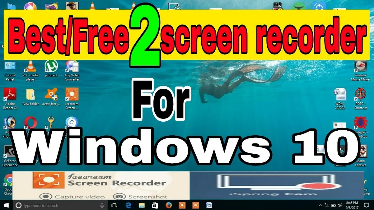 best desktop screen recorder windows 10 free