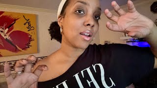 ASMR fast aggressive camera tapping + invisible scratching (normal/anticipatory)