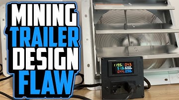 Changing the Exhaust System inside the Crypto Mining Trailer... Here