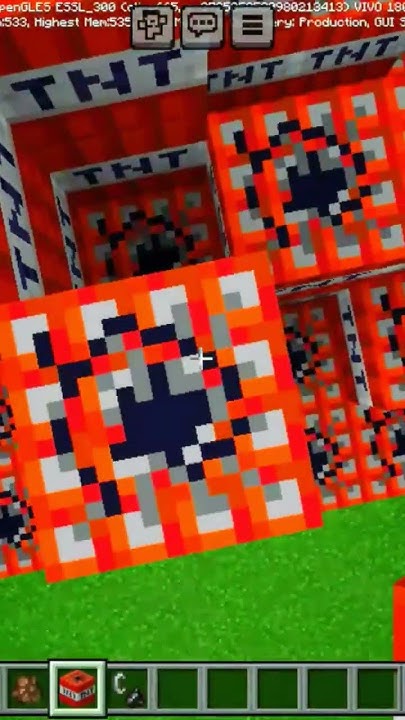 TNT explosion in Minecraft Java edition #viralshort #minecraft - YouTube