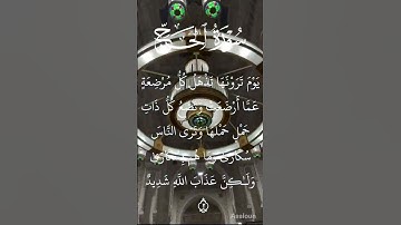 سورة الحج بصوت القارئ الشيخ أحمد العجمي