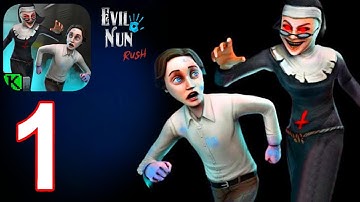 Evil Nun Rush - Gameplay Walkthrough Part 1 - Tutorial (iOS, Android)