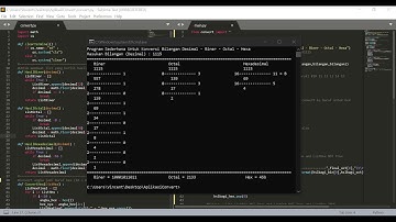Program Sederhana Convert Desimal to Biner Octal Hex dengan Python