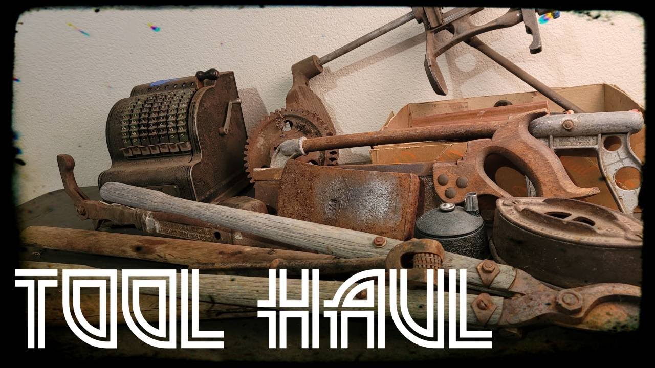 Estate Sale Tool Haul! 1 Dollar Deals! On some Rusty Treasures ] YouTube
