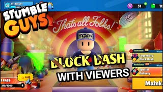 [LIVE] LET'S PLAY BLOCK DASH MAP - Stumble Guys Indonesia Asia Server #stumbleguys #gaming