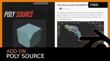 Blender Add-on Review: Poly Source (FREE)