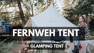 Gorgeous glamping tent that's ready to for luxurious camping | Fernweh Bell Tent by Life Intents