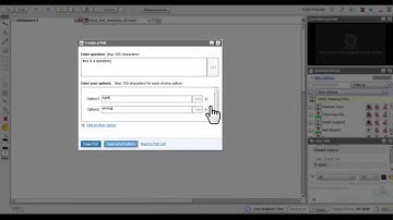 Create polls in the WizIQ Virtual Classroom