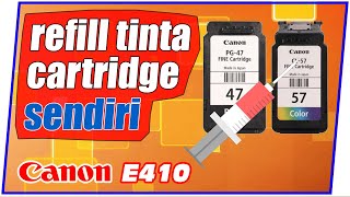 Cara Suntik / Isi Ulang Tinta Printer Canon MG2570S / Cartridge 745 S (Hitam) - 15 January 2019