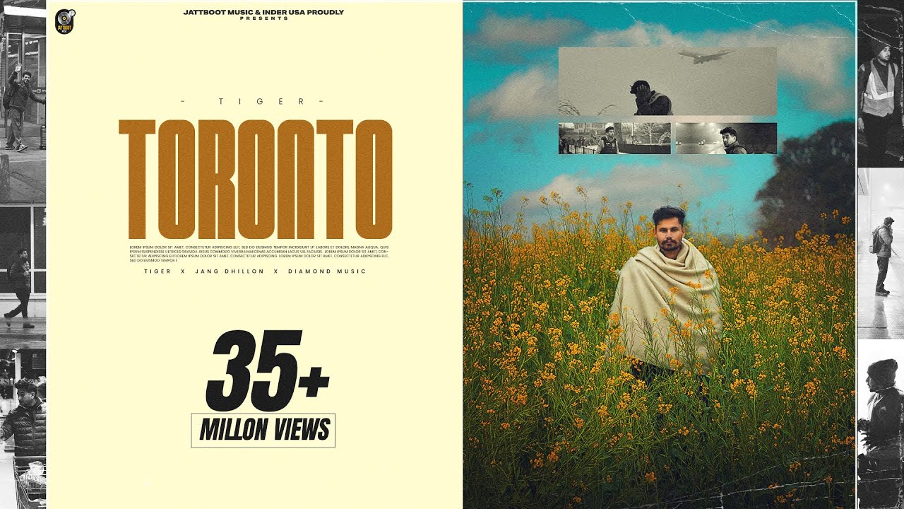 TORONTO | TIGER | JANG DHILLON | DIAMOND MUSIC | Punjabi Song | Jattboot Music