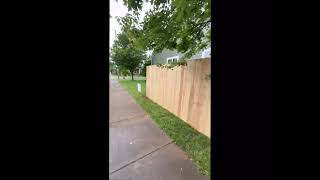 New Cedar Fence Install