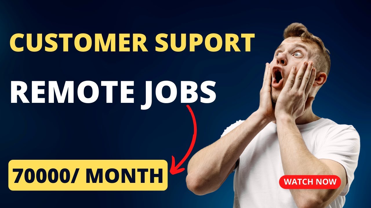 Dream Customer Support Jobs with 70000 Per Month in Hindi  || Best New Job Opportunities