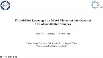 KDD 2023 - Partial-label Learning with Mixed Closed-set and Open-set Out-of-candidate Examples