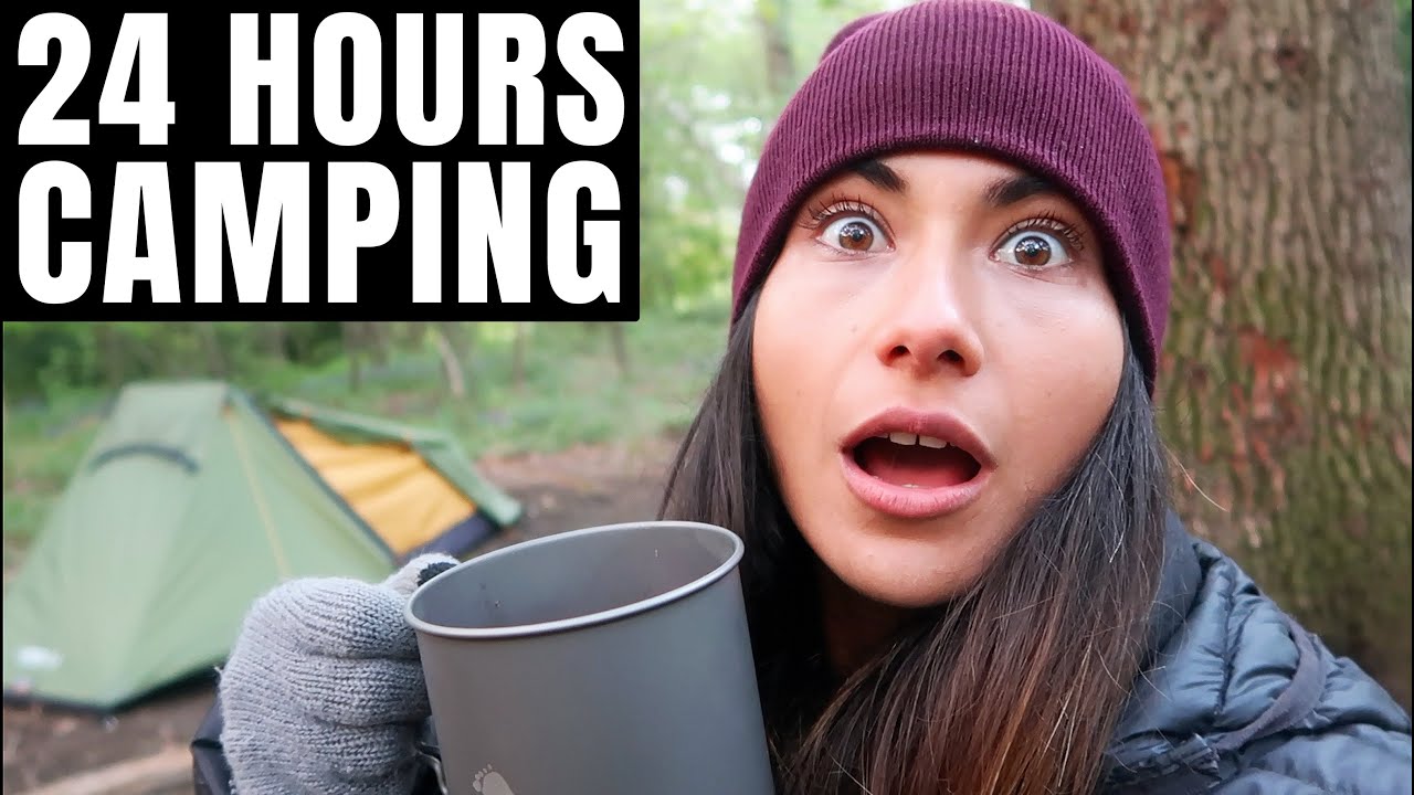 Eating Campfire food for 24 Hours!