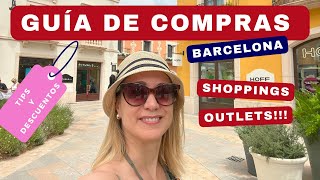 #OUTLETS Y #SHOPPINGS EN #BARCELONA  DESCUENTOS, TIPS Y CÓMO LLEGAR!