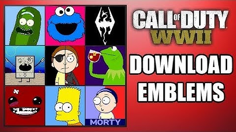 How To Download My Emblems On COD: WW2!
