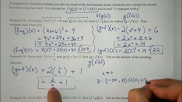 Advanced Pre-Calculus Section 1.5 (Notes Page 10)