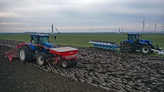 Getting to grips | New Holland T7.270 with spade lug wheels | Ploughing & wheat drilling 2021