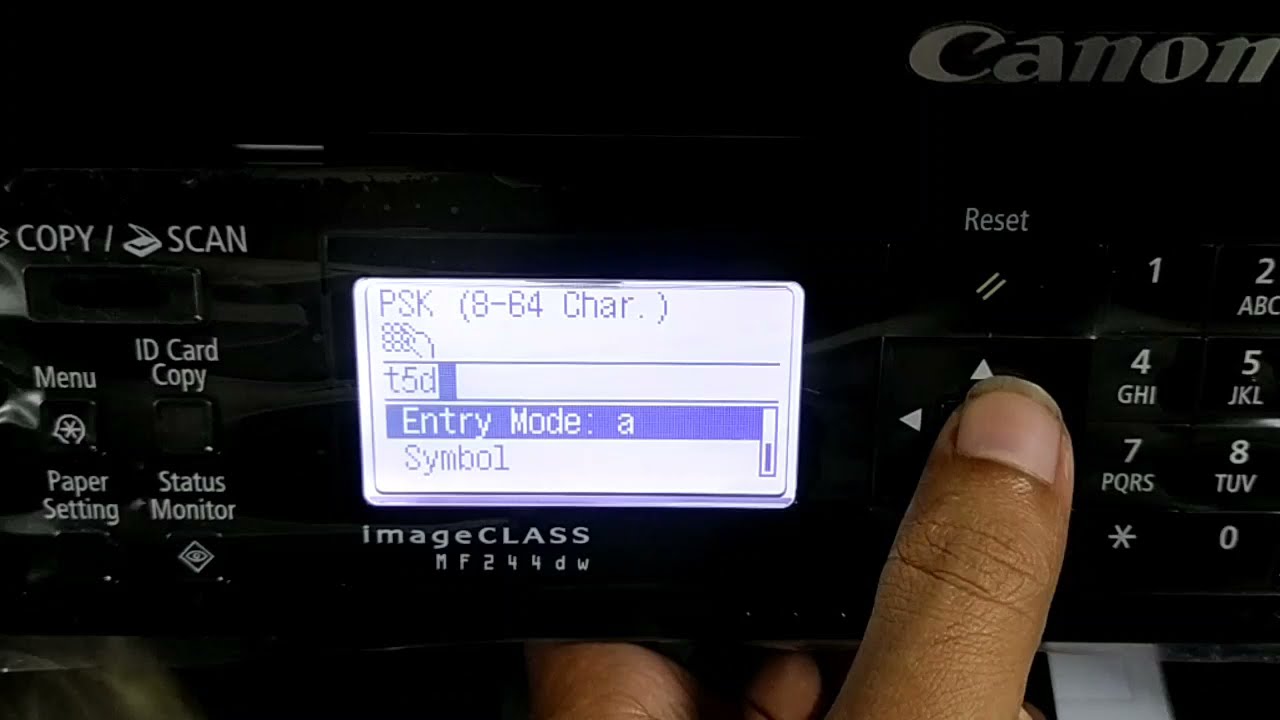 CANON MF244DW WIFI INSTALLATION YouTube