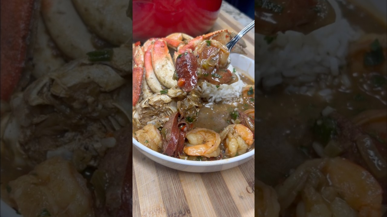 Морепродукты Гамбо #рецепт #гумбо