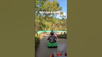 Major crash during Mario kart racing in Da Lat - Vietnam 🇻🇳