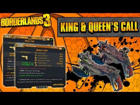 Borderlands 3 | King's Call + Queen's Call Legendary Weapon Guide (Critical Splits!)