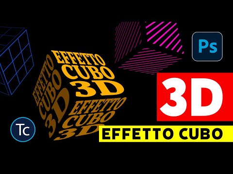 Video: Come si crea un cubo 3D in Photoshop?