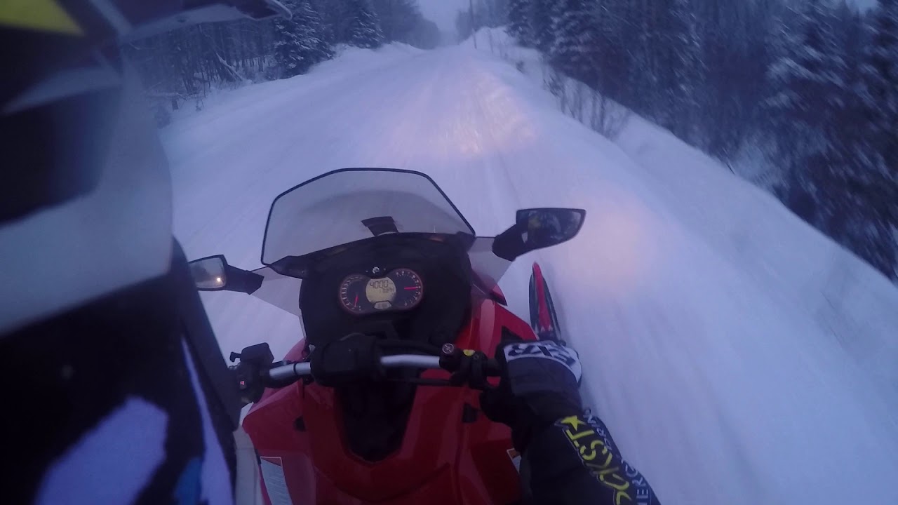 Snowmobiling Mercer WI 1/18/2020 YouTube