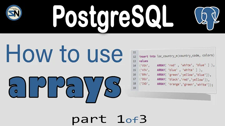 How to use the PostgreSQL ARRAY Data type: search, insert, unnest, search by index and more.