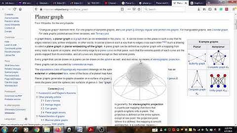 Graph Theory Planar Graphs An Introduction