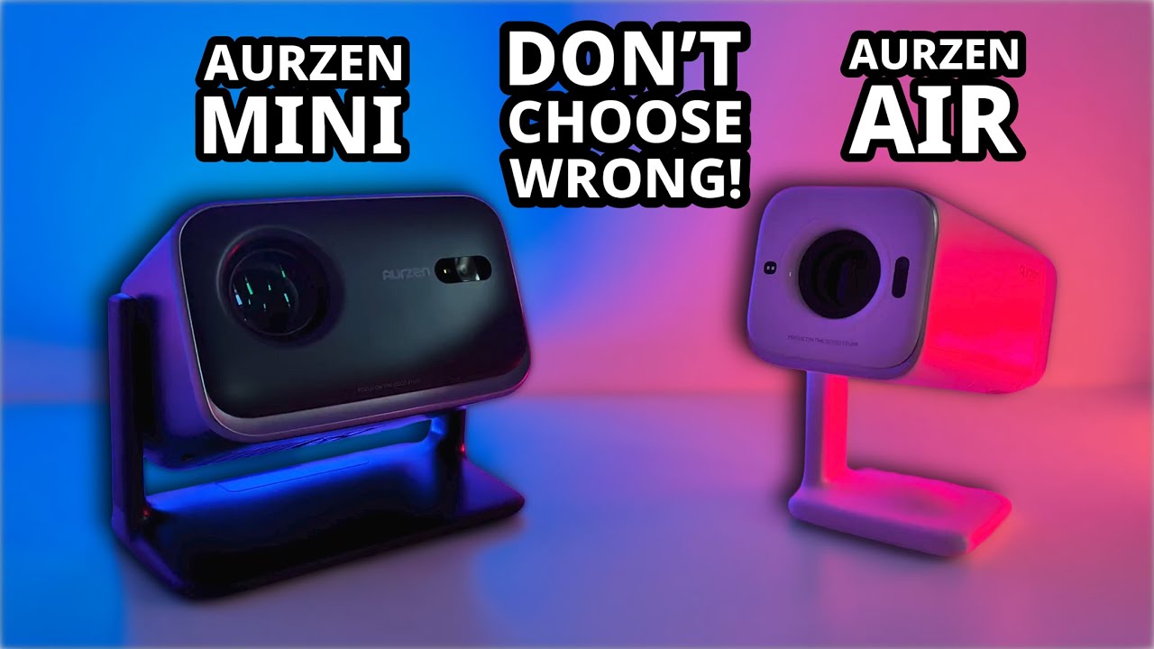 ✨訳あり特化✨最新版プロジェクター✨ Aurzen♡BOOM mini 新品✨ Aurzen BOOM mini スマートプロジェクター Google TV搭載 ブルー - Aurzen