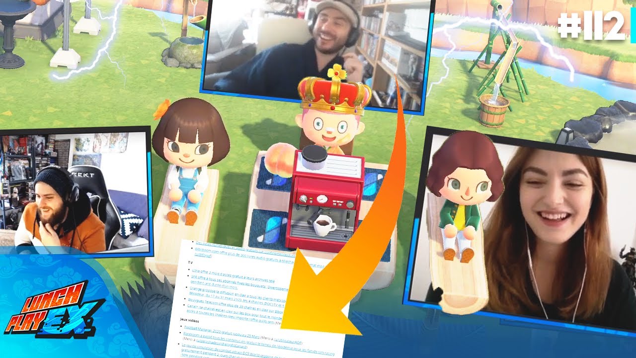 Toutes les offres pour les joueurs confinés ! | Le Lunch Play à la maison 