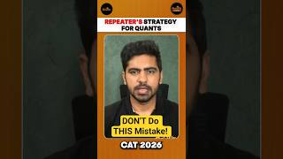 For Repeaters #1 Reason Repeaters Fail Quants | NO Revision Strategy? | CAT 2026 | Apoorv Sir Rodha