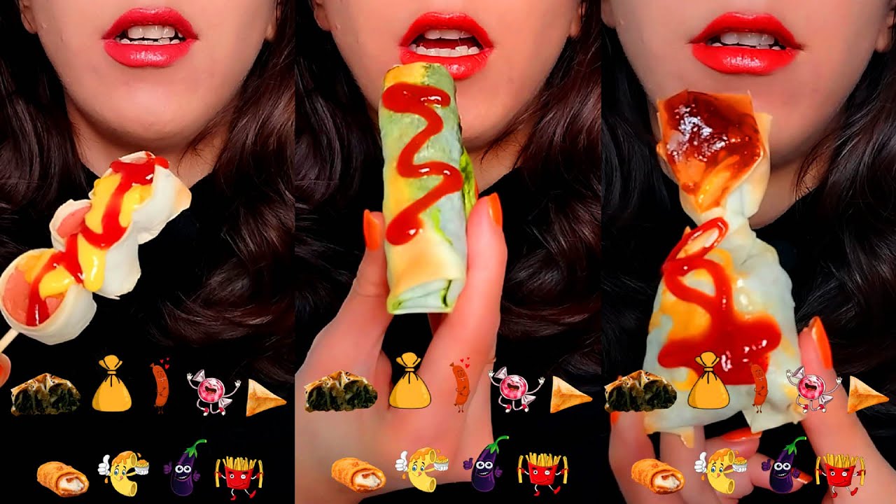 The Ultimate ASMR FOOD Mukbang Experience 🥟🍟🍢