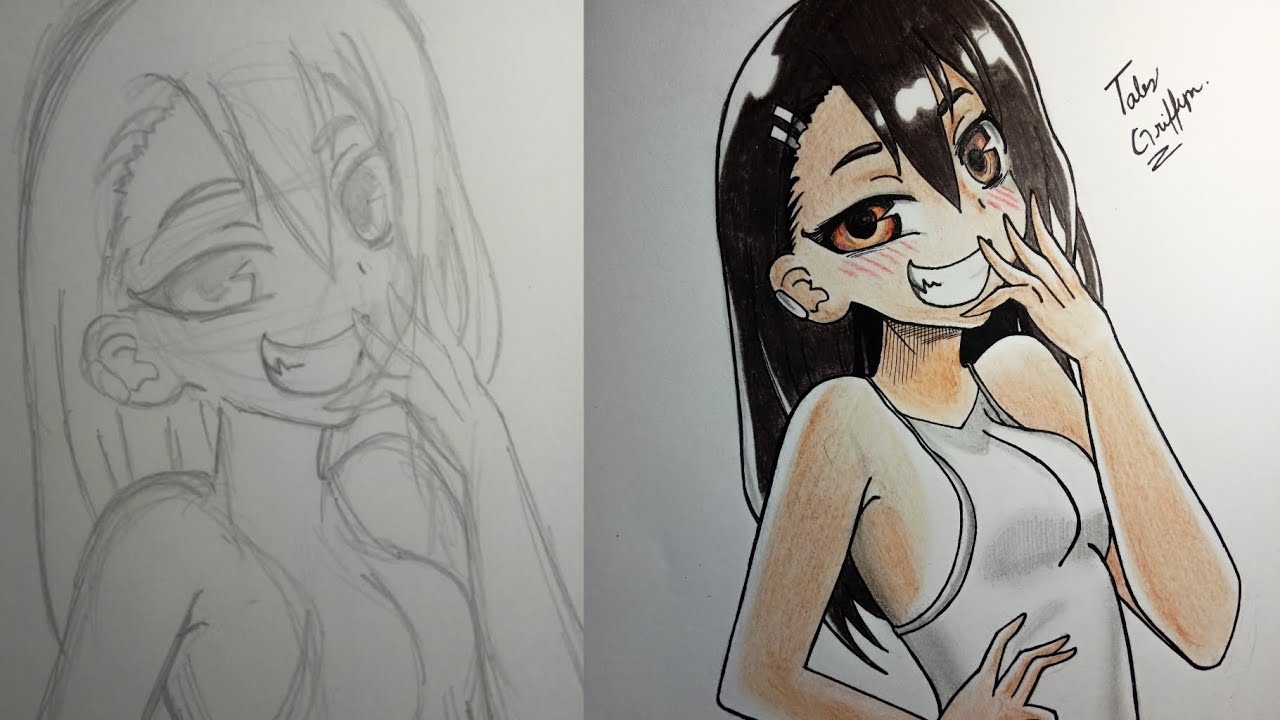 "The most annoying" Drawing Nagatoro Drawing Handmade! YouTube