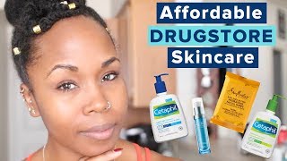 Drugstore Skincare Routine | Affordable Options for Oily, Dry & Combination Skin | Cleansers & More