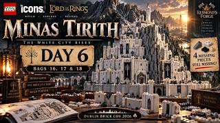 LEGO Minas Tirith 11377 Build Day 6 | Bags 16–18 | 4 Pieces STILL Missing!