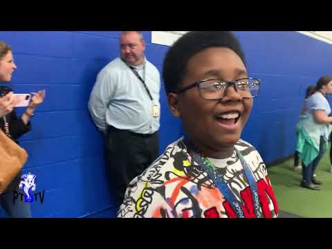 Clark Elementary "Leader In Me" Team Visits Paducah Tilghman High School