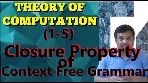 closure property of cfl with proof- Part 1 || ToC || Studies Studio