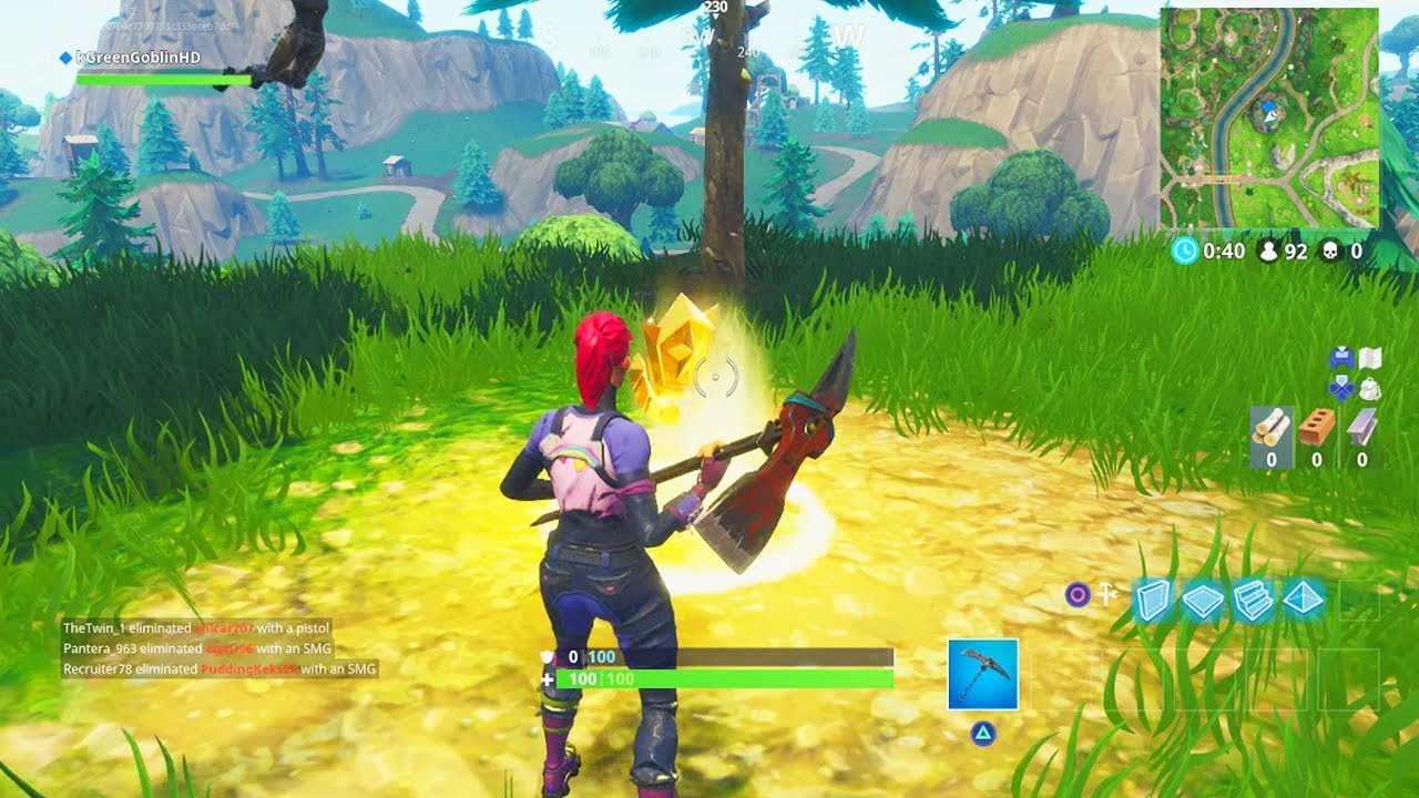 search between a metal bridge three billboards and a crashed bus fortnite location - fortnite bus location