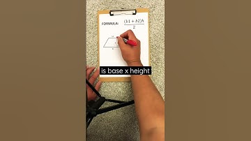The TRAPEZOID FORMULA EXPLAINED in 20 sec. 🔥🙌 #mathchallenge #trapezoid #formula #trapezoidformula