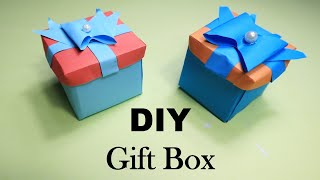 How to make Origami Gift Box | Easy Paper Crafts Idea | DIY  Pop Up Box