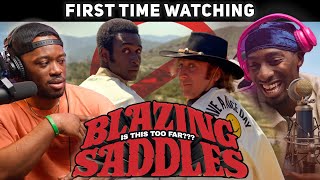 BLAZING SADDLES (1974) FIRST TIME WATCHING | Full Movie REACTION! ARE WE SUPPOSED TO BE LAUGHING???