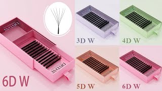DIYDAY W Shape Eyelashes Extensions W Shaped Bloom  3d 4d| https://s.click.aliexpress.com/e/_omFjixx screenshot 3