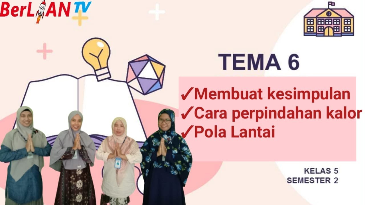 Membuat Kesimpulan, Cara Perpindahan Kalor, Pola Lantai - Tematik Tema