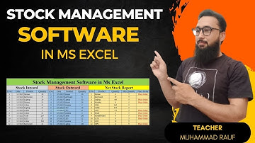Stock Management in Excel  Maintain Day wise Purchase, Sales and Profit in Microsoft Excel