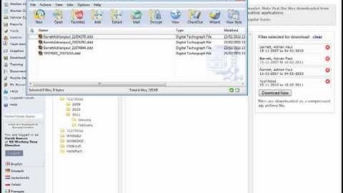 Data Download Utility - Tachomaster Tachograph Analysis