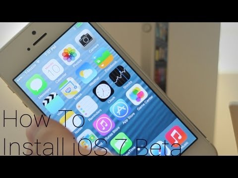 Video: Kā Instalēt IOS 7 IPhone Tālrunī
