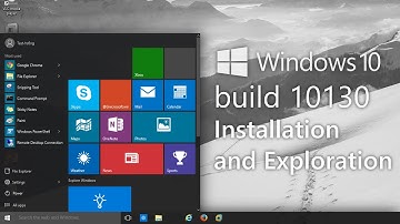 Windows 10 build 10130: 10 years later! - Installation and Exploration