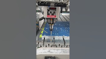 CNC Router Spot Drill #shorts  #cncrouter #machine